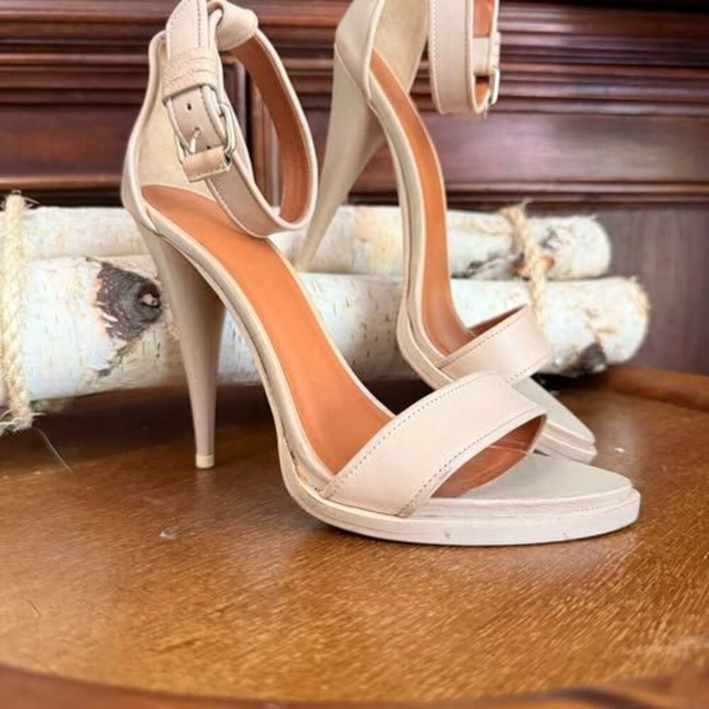 Beige Givenchy Heels with Belted ankle strap